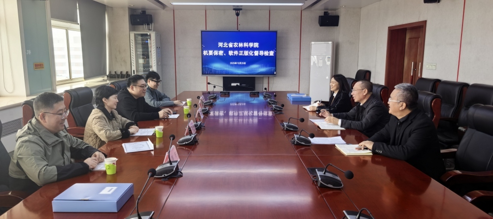 院综合部专项督导为我所机要保密与软件正版化工作“精准把脉”